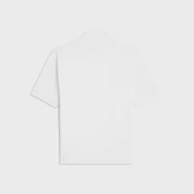 Celine Turtleneck T-shirt In White