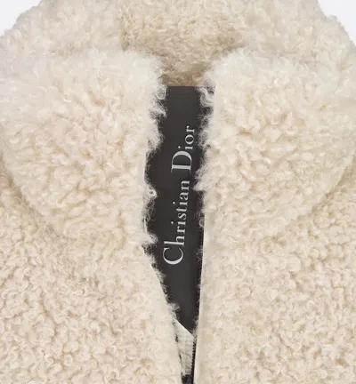 Dior Alps Down Jacket In Quilted Technical Taffeta In Neutral
