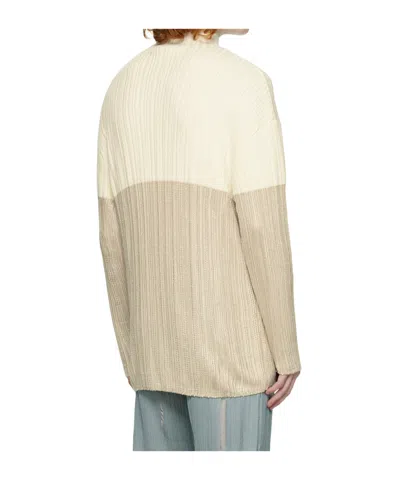 Louis Gabriel Nouchi Wool Blend Turtleneck Sweater In Neutral