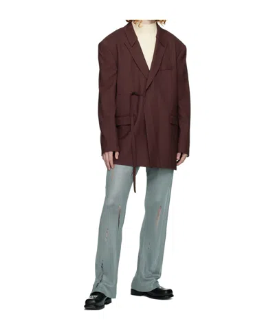 Louis Gabriel Nouchi Wool Blend Turtleneck Sweater In Neutral