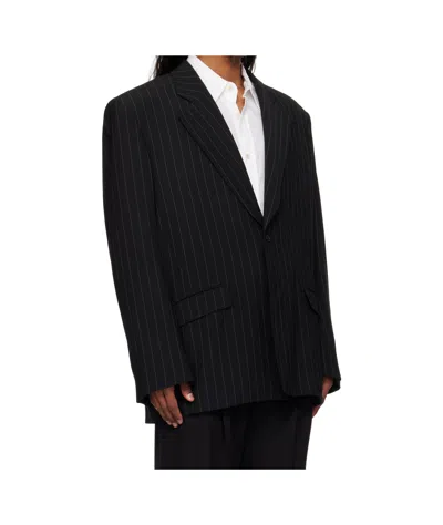 Louis Gabriel Nouchi Wool Blend Suit Jacket In Black