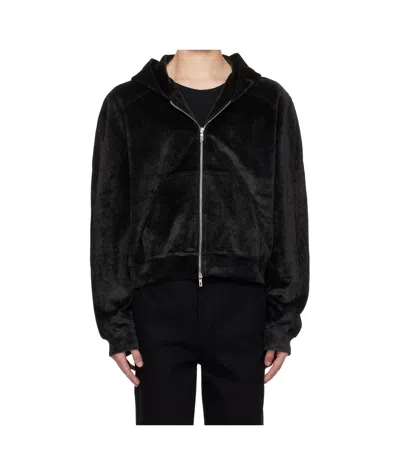 Louis Gabriel Nouchi Raglan Sleeve Hoodie In Black