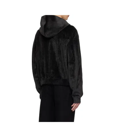 Louis Gabriel Nouchi Raglan Sleeve Hoodie In Black