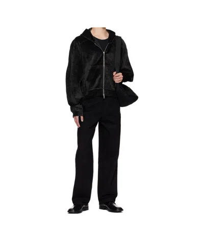 Louis Gabriel Nouchi Raglan Sleeve Hoodie In Black