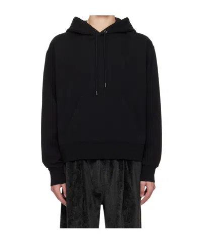 Louis Gabriel Nouchi Long-sleeved Hooded Sweatshirt In Black