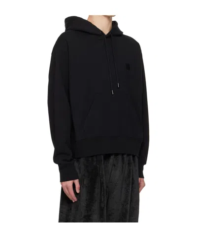 Louis Gabriel Nouchi Long-sleeved Hooded Sweatshirt In Black