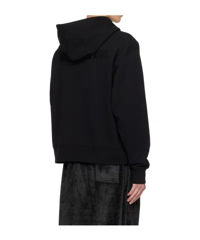 Louis Gabriel Nouchi Long-sleeved Hooded Sweatshirt In Black