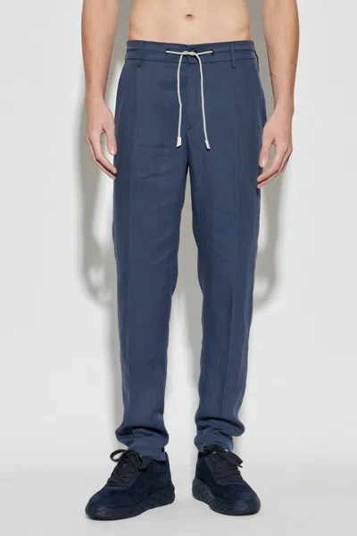 Eleventy Belt Loop Track Pants In Blue