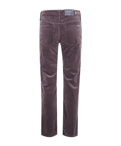 7 For All Mankind Calie Straight Leg Trousers Five Pocket In Brown