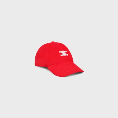Celine Patterned Hats In Red
