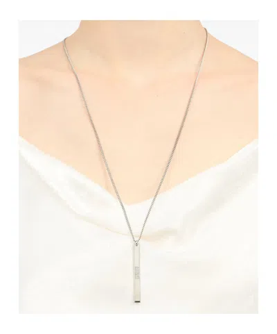 Mm6 Maison Margiela Pendant Necklace In Silver