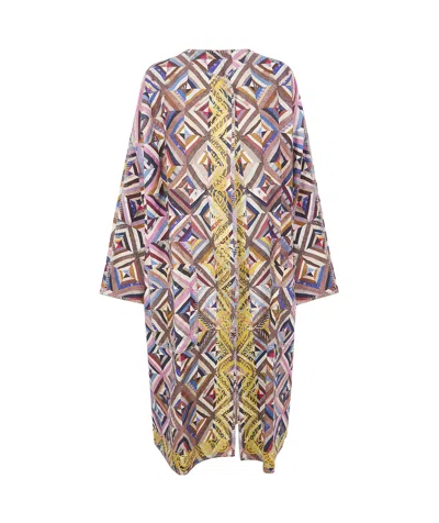 Pierre-louis Mascia Ricordo Printed Kimono In Multi