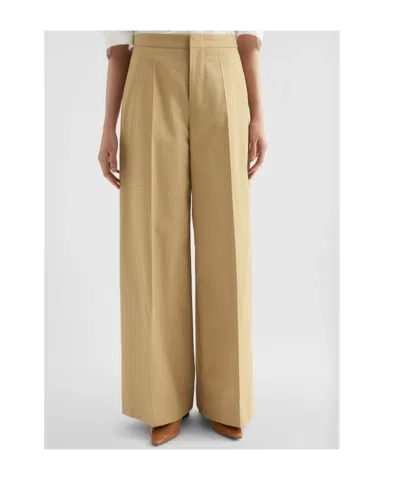 Jil Sander Pressed-crease Trousers In Neutral