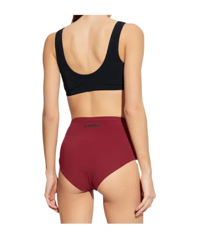 Jil Sander High-waisted Swim Trunks In Multi