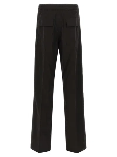 Rick Owens Dietrich Drawstring Trousers Featuring Back Pocket In Black