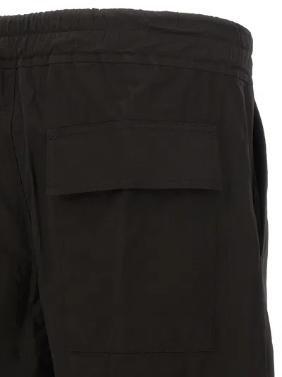 Rick Owens Dietrich Drawstring Trousers Featuring Back Pocket In Black