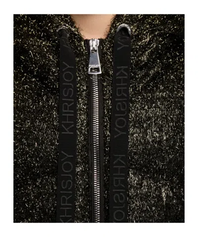 Khrisjoy Iconic Milan In Gold Hair Clothing In Black