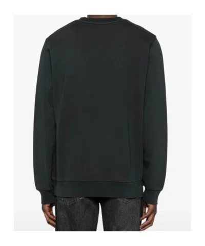 Apc Crew Neck Long-sleeved Sweatshirt In Black