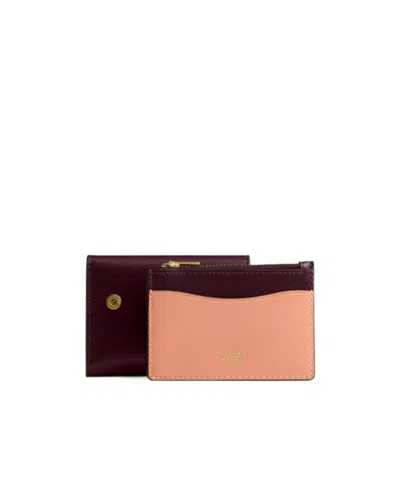 Coach Essential Wallet Set In Burgundy