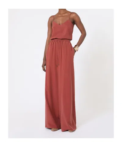 Max Mara Thin-strapped Camisole In Brown