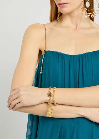 Chloé Chloe The  Medals Necklace In Gold