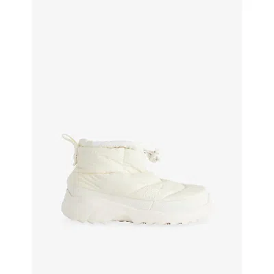 The North Face Womens Bone/ Bone  X Skims Nuptse Traction Chukka Boots Eur 38/5 Uk In White