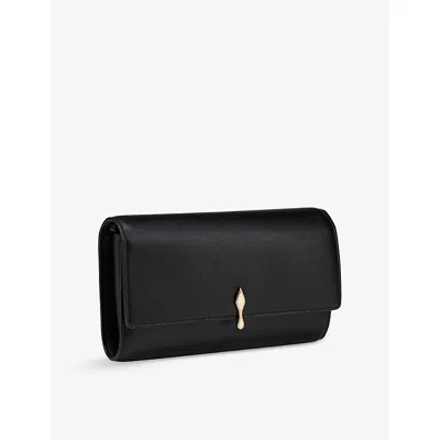 Christian Louboutin Bettina Nappa Leather Chain Wallet In Black
