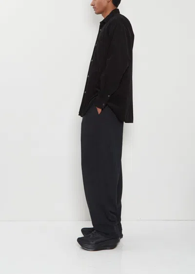 Comoli Long-sleeved Shirt In Black