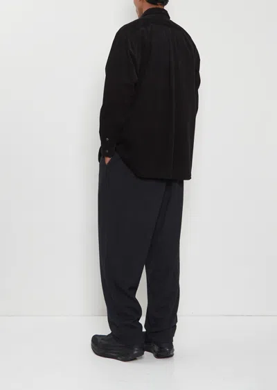 Comoli Long-sleeved Shirt In Black