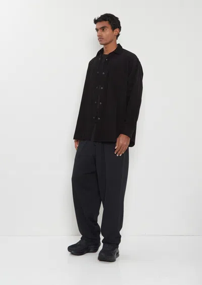 Comoli Long-sleeved Shirt In Black