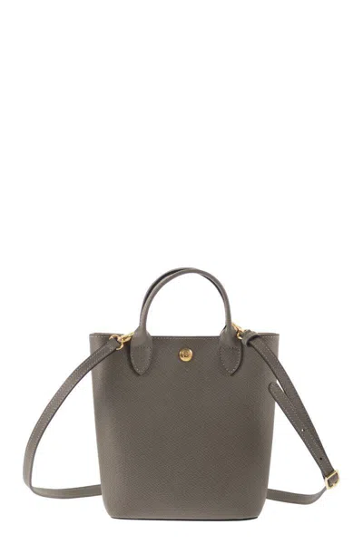 Longchamp Épure - Leather Bag Xs In Gray