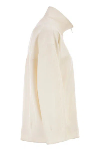 Max Mara Mxppala - Scuba Jersey Jacket In Neutral