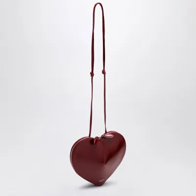 Alaïa Alaia Women Le Coeur Patent Leather Crossbody Bag In Red