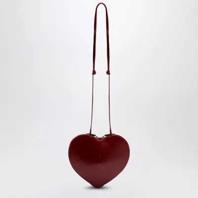 Alaïa Alaia Women Le Coeur Patent Leather Crossbody Bag In Red