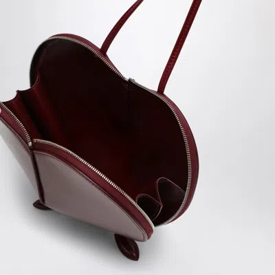 Alaïa Alaia Women Le Coeur Patent Leather Crossbody Bag In Red