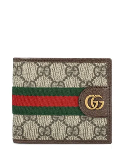 Gucci Icon Bi Fold Wallet And Cardholder In Brown