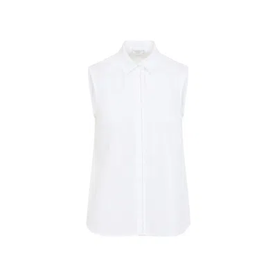Peserico Collared Neck Sleeveless Top Layered Hem
