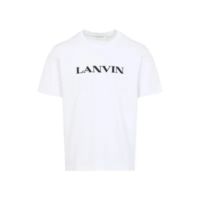 Lanvin Logo Print T-shirt In White