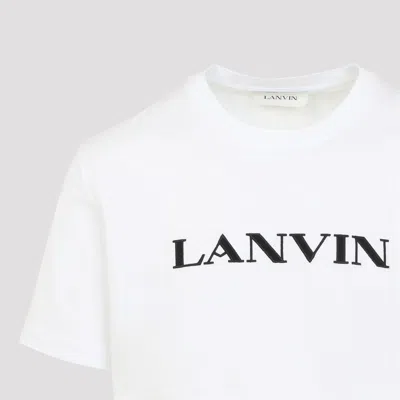 Lanvin Logo Print T-shirt In White