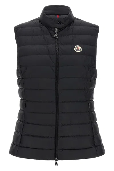 Moncler Igens Quilted Longue Gilets In Black