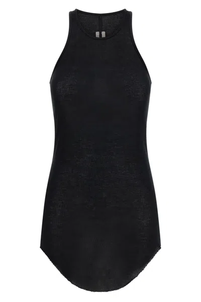 Rick Owens Crew Neck Vest In Black