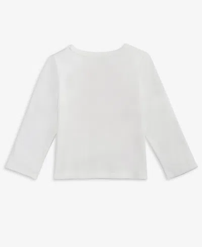 Greendog First Impressions Girls Toddler 2t-4t Long-sleeve Poodle T-shirt, Macy's Exclusive In White