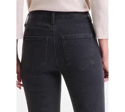 Style & Co Women's Embroidered Cropped High-rise Straight-leg Jeans, Macy's Exclusive In Multi