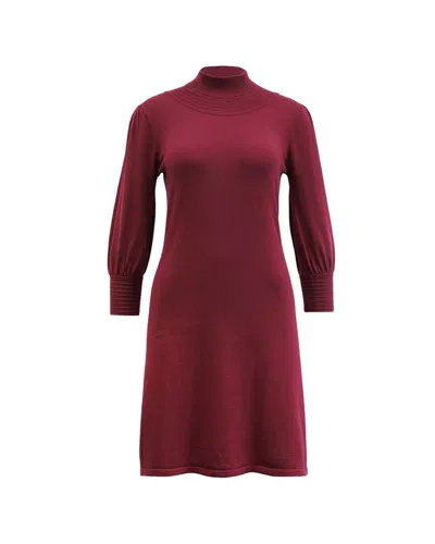 Hope & Henry Sweaterdress In Red