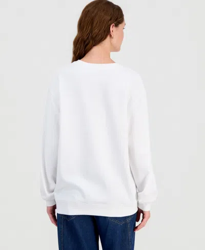 Winnie The Pooh Juniors'  Crewneck Sweatshirt In White