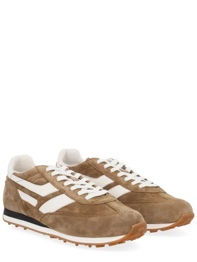 Tom Ford Sneakers Contrast Stripes Rubber Sole Suede Panels In Multi