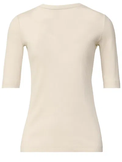 Fabiana Filippi Cotton T-shirt In Neutral