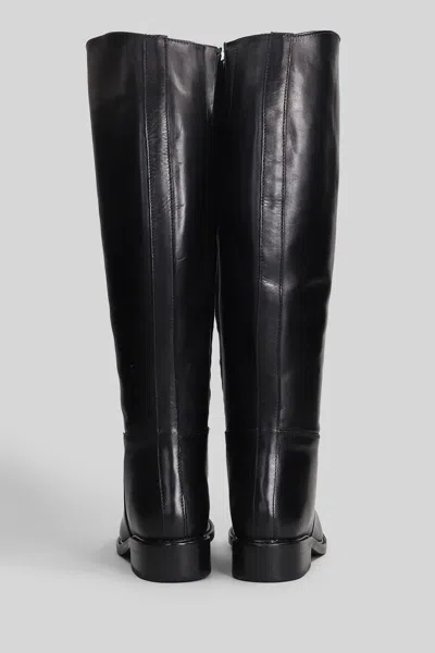 Metisse Low Heels Boots In Black