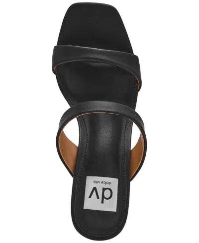 Dv Dolce Vita Women's Yorke Two-band High-heel Dress Sandals In Black