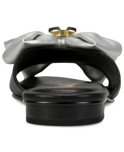 Karl Lagerfeld Women's Ciaran Flat Slide Sandals In Black